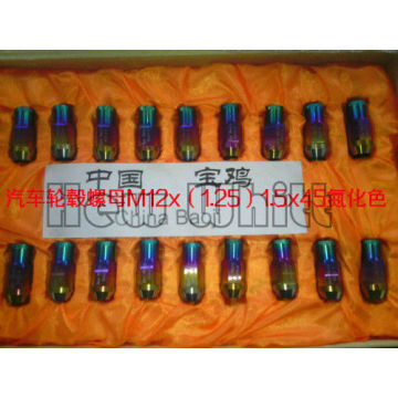 titanium wheel bolts and screw M12*1.25